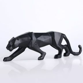 Decoração de Mesa de Resina Estátua Leopardo Castiliani, peça sofisticada e elegante para ambientes modernos

