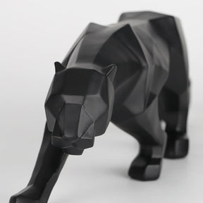 Decoração de Mesa de Resina Estátua Leopardo Castiliani, peça sofisticada e elegante para ambientes modernos

