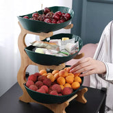 Fruteira de Mesa Cesta de Fruta Bambu Castiliani, ideal para organizar frutas e servir com estilo

