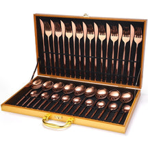 Jogo de Talheres Inox 24 Peças Premium Castiliani, com design sofisticado e ideal para mesas elegantes

