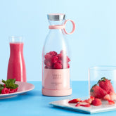 Liquidificador Portátil e Mixer Sem Fio Castiliani, ideal para misturar e preparar bebidas com praticidade e versatilidade

