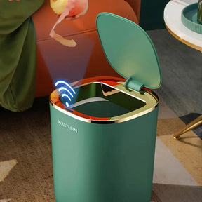 Lixeira Automática Colorida Castiliani com sensor inteligente, ideal para banheiro e cozinha

