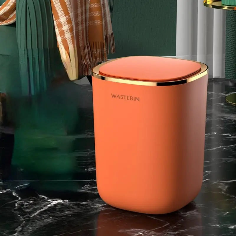 Lixeira Automática Colorida Castiliani com sensor inteligente, ideal para banheiro e cozinha

