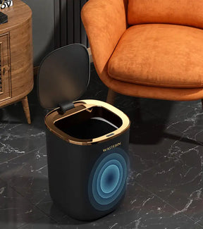 Lixeira Automática Colorida Castiliani com sensor inteligente, ideal para banheiro e cozinha

