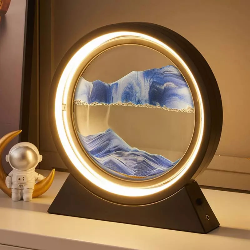 Luminária de Mesa e Abajur Ampulheta LED Decorativa Castiliani