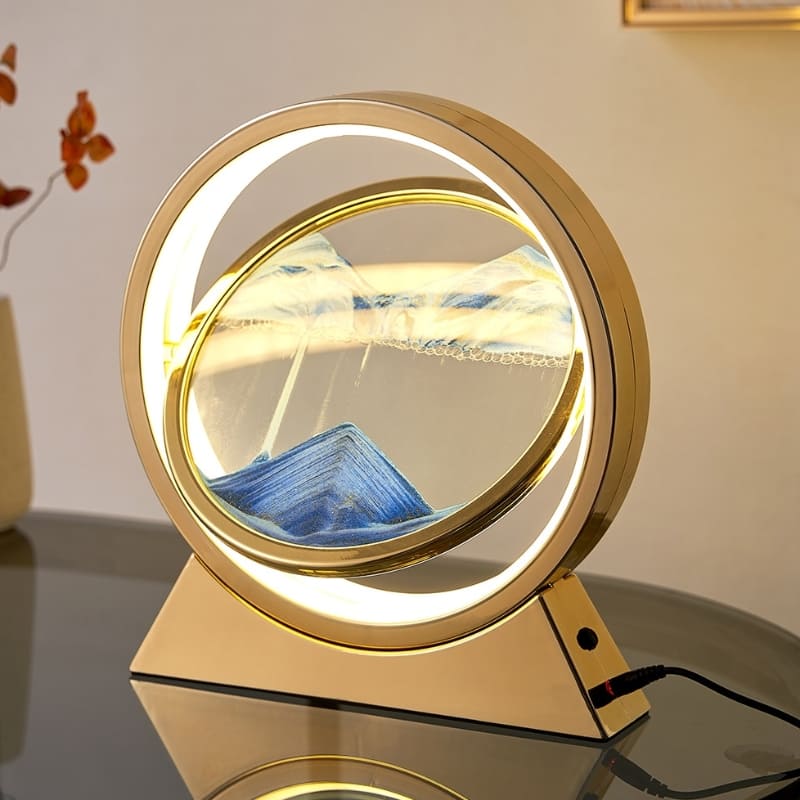 Luminária de Mesa e Abajur Ampulheta LED Decorativa Castiliani