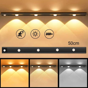 Luminária de LED Magnética com Sensor de Movimento Castiliani, ideal para iluminação automática e prática

