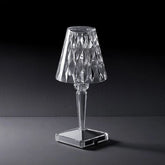 Luminária de Mesa LED Diamante USB 3 em 1 Sem Fio Castiliani, com 3 modos de iluminação e design elegante

