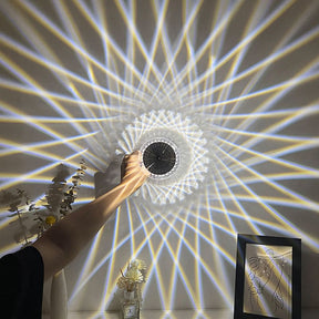 Luminária de Mesa LED Recarregável Sem Fio Cristal Castiliani