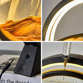 Luminária de Mesa e Abajur Ampulheta LED Decorativa Castiliani