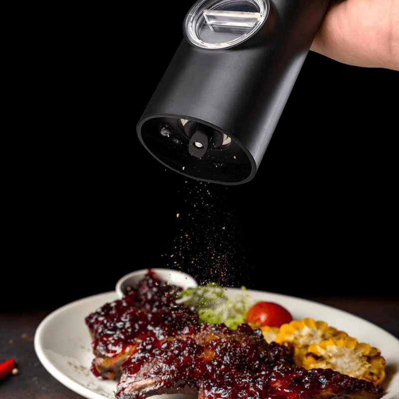Moedor de Pimenta, Temperos e Sal Himalaia Elétrico Castiliani, ideal para uso na cozinha com design prático


