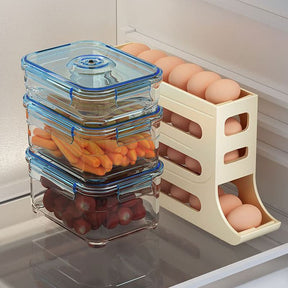 Organizador de Geladeira Porta Ovos Dispenser Castiliani