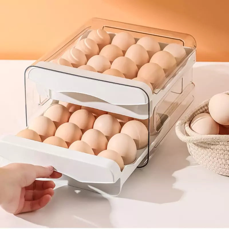 Organizador de Geladeira com Gavetas Porta Ovos da Castiliani
