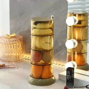 Porta Esponja de Maquiagem Castiliani, ideal para organizar esponjas e acessórios de beleza com praticidade


