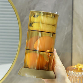 Porta Esponja de Maquiagem Castiliani, ideal para organizar esponjas e acessórios de beleza com praticidade

