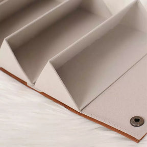 Porta Óculos e Organizador com 6 Divisórias Castiliani, ideal para organizar e proteger seus óculos com elegância

