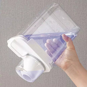 Porta Sabão em Pó e Detergente Hermético Castiliani, ideal para organizar e manter seus produtos secos com vedação de alta qualidade

