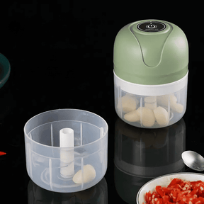 Processador de Alimentos Mini Elétrico USB Portátil Castiliani, ideal para triturar alimentos com praticidade e portabilidade


