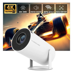 Projetor Portátil 4K 1080p Cinema em Casa Ultra HD Castiliani, ideal para criar uma experiência de cinema em casa com resolução 4K

