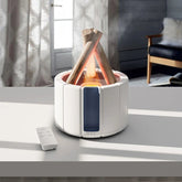 Difusor de Óleo Essencial Lareira Portátil Castiliani, ideal para aromaterapia e umidificação com design elegante

