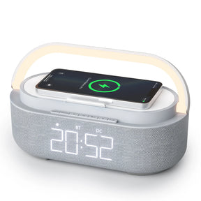 Luminária Multifuncional 5 em 1 Bluetooth e Carregamento Sem Fio Castiliani