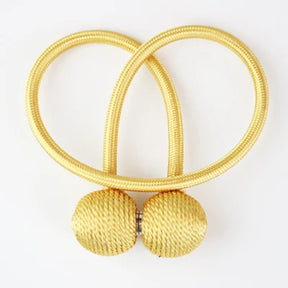 Fivelas de Cortina Luxo Design Castiliani, em metal dourado e prateado com acabamento sofisticado

