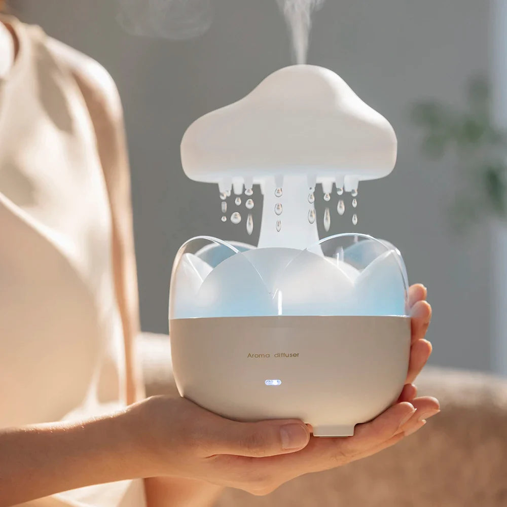 Difusor Aromático Nuvem Castiliani, elegante e relaxante, ideal para aromaterapia em casa

