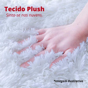 Tapete Felpudo Redondo Castiliani - Cinza Mescla, ideal para decorar sala ou quarto com conforto e elegância

