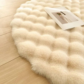 Tapete Para Sala Redondo Peludo Quarto Pelúcia Felpudo da Castiliani