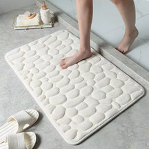 Tapete para Banheiro Antiderrapante Absorvente Castiliani, ideal para manter o banheiro seco e seguro


