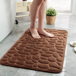 Tapete para Banheiro Antiderrapante Absorvente Castiliani, ideal para manter o banheiro seco e seguro

