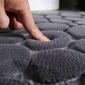 Tapete para Banheiro Antiderrapante Absorvente Castiliani, ideal para manter o banheiro seco e seguro

