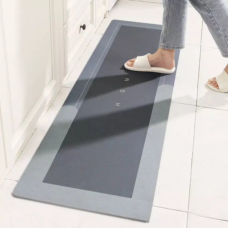 Tapete para Cozinha Antiderrapante Absorvente Premium Castiliani, ideal para manter a cozinha seca e segura com elegância

