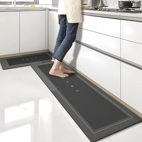 Tapete para Cozinha Antiderrapante Absorvente Premium Castiliani, ideal para manter a cozinha seca e segura com elegância

