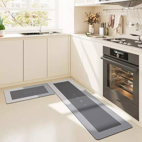 Tapete para Cozinha Antiderrapante Absorvente Premium Castiliani, ideal para manter a cozinha seca e segura com elegância

