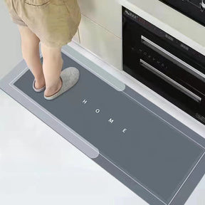 Tapete para Cozinha Antiderrapante Absorvente Premium Castiliani, ideal para manter a cozinha seca e segura com elegância


