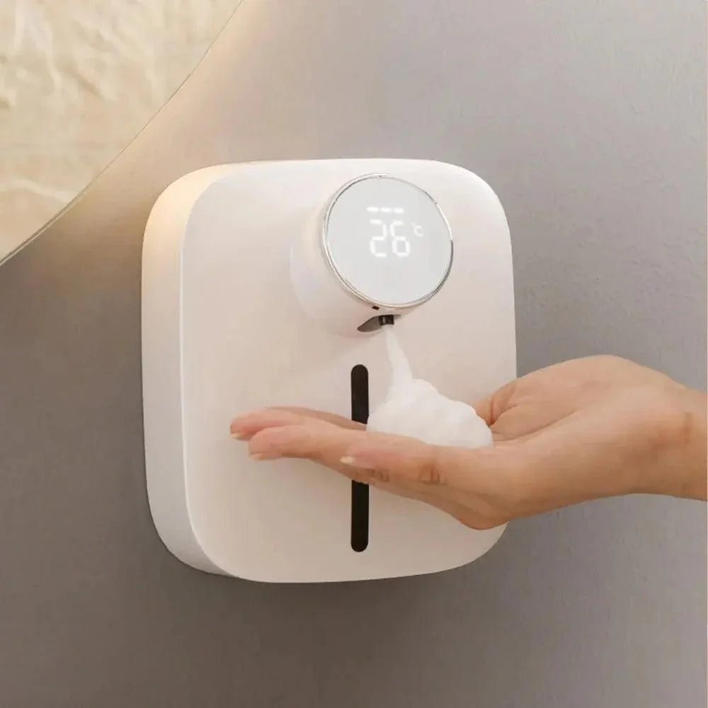Dispensador de Sabão Automático Multifuncional Castiliani, prático e moderno para cozinha e banheiro

