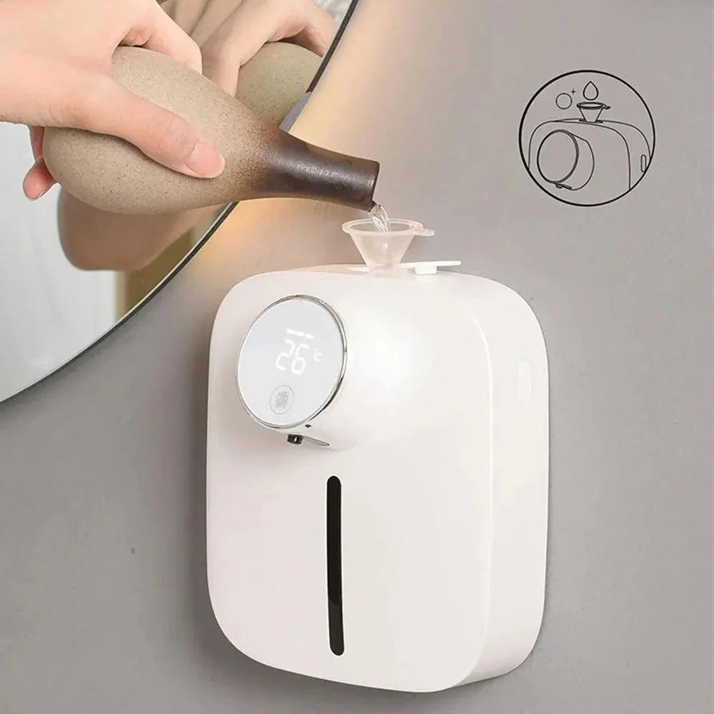 Dispensador de Sabão Automático Multifuncional Castiliani, prático e moderno para cozinha e banheiro


