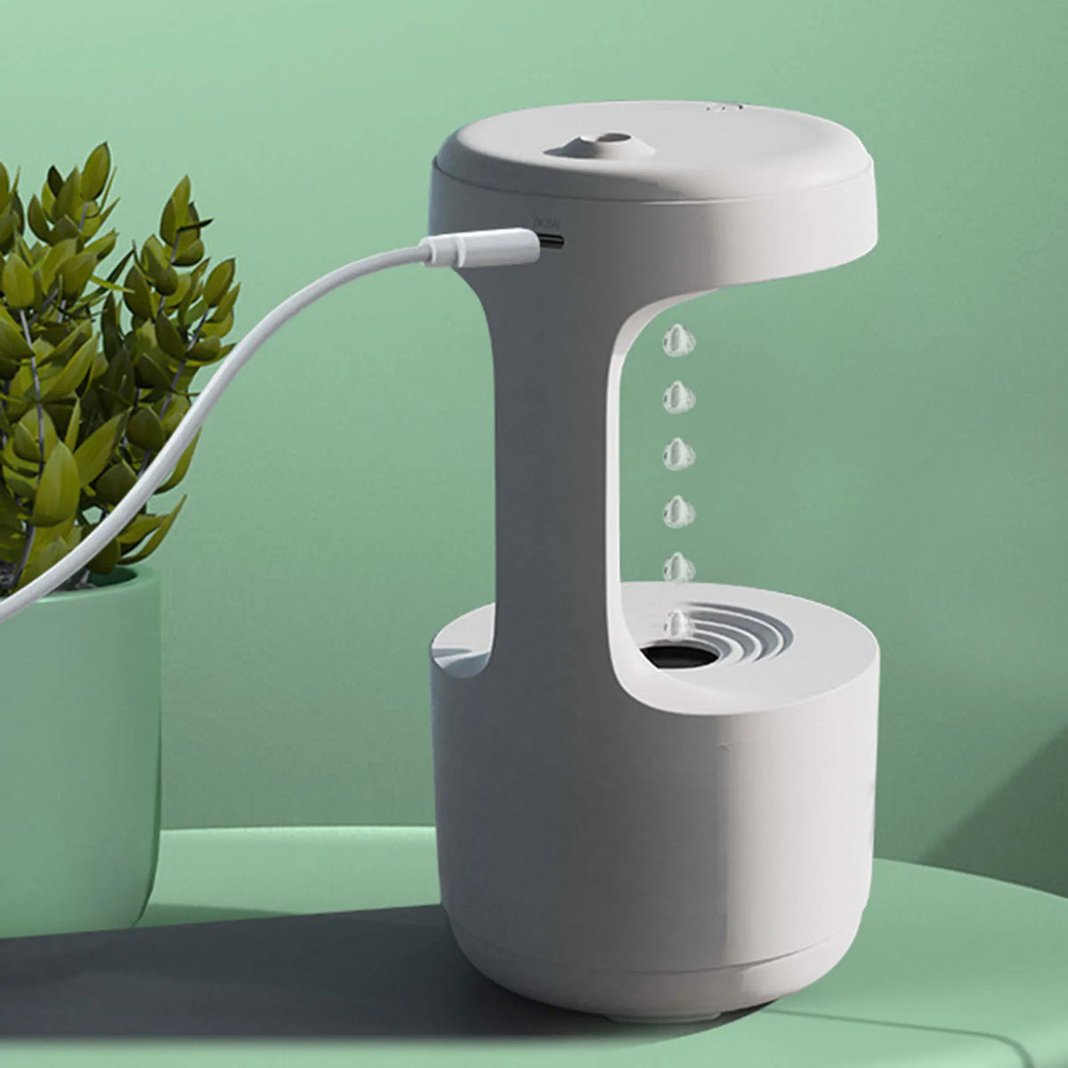 Umidificador e Difusor Ultrassônico Antigravidade Castiliani, com efeito visual incrível e aromaterapia para relaxamento

