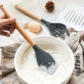 Conjunto de Utensílios de Cozinha 12 Peças de Silicone Castiliani






