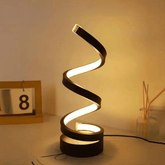 Luminária Abajur de Mesa Ondular LED Castiliani